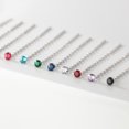 thumbnail image 1 of Love Lodge s925 - Pendientes de plata de ley con un solo diamante, sencillos, geométricos, dulces y frescos, para mujer, 1 of 5
