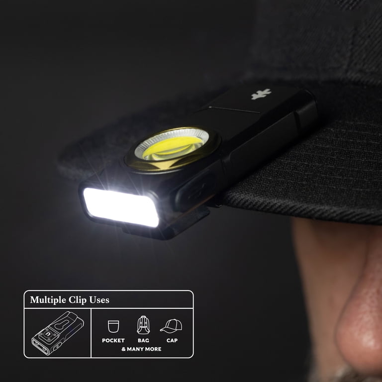 Feit Electric 500 Lumens 3.8 in. Super Bright Pivot Head Rechargeable LED Flashlight with Magnetic Base and Clip (3-Pack) FL500/MINI/3 - The Home Depot
