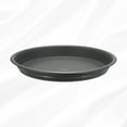 thumbnail image 3 of Bandeja de goteo redonda de plástico Uxcell de 11.8" para macetas, Gris-Negro, 3 of 7