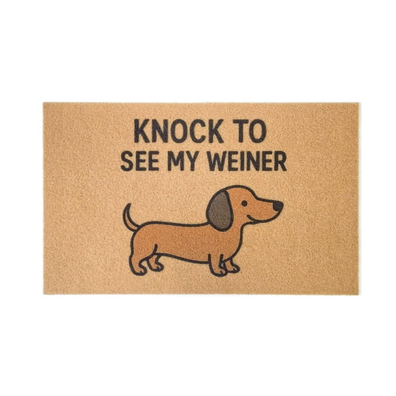 einer Dog Door Mat 30x18 Inch, Funny Doormat with Saying for Entryway Porch
