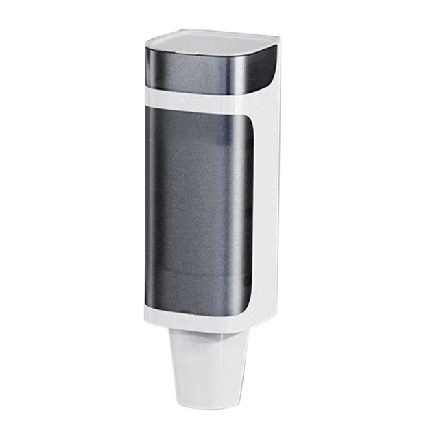 Dispensador de vasos desechables de montaje en pared se adapta a Likrtyny vasos de 36oz tipo tirón tubo simpledoble de plástico a prueba de polvo para el hogar el Hospital l