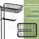 thumbnail image 3 of Soporte para Papel Higiénico con Canasta para Toallitas Húmedas, Portarollos para Baño, Diseño Elegante de Acero Inoxidable, No Requiere Instalación, hasta 4 Rollos, Accesorios Baño, 3 of 9