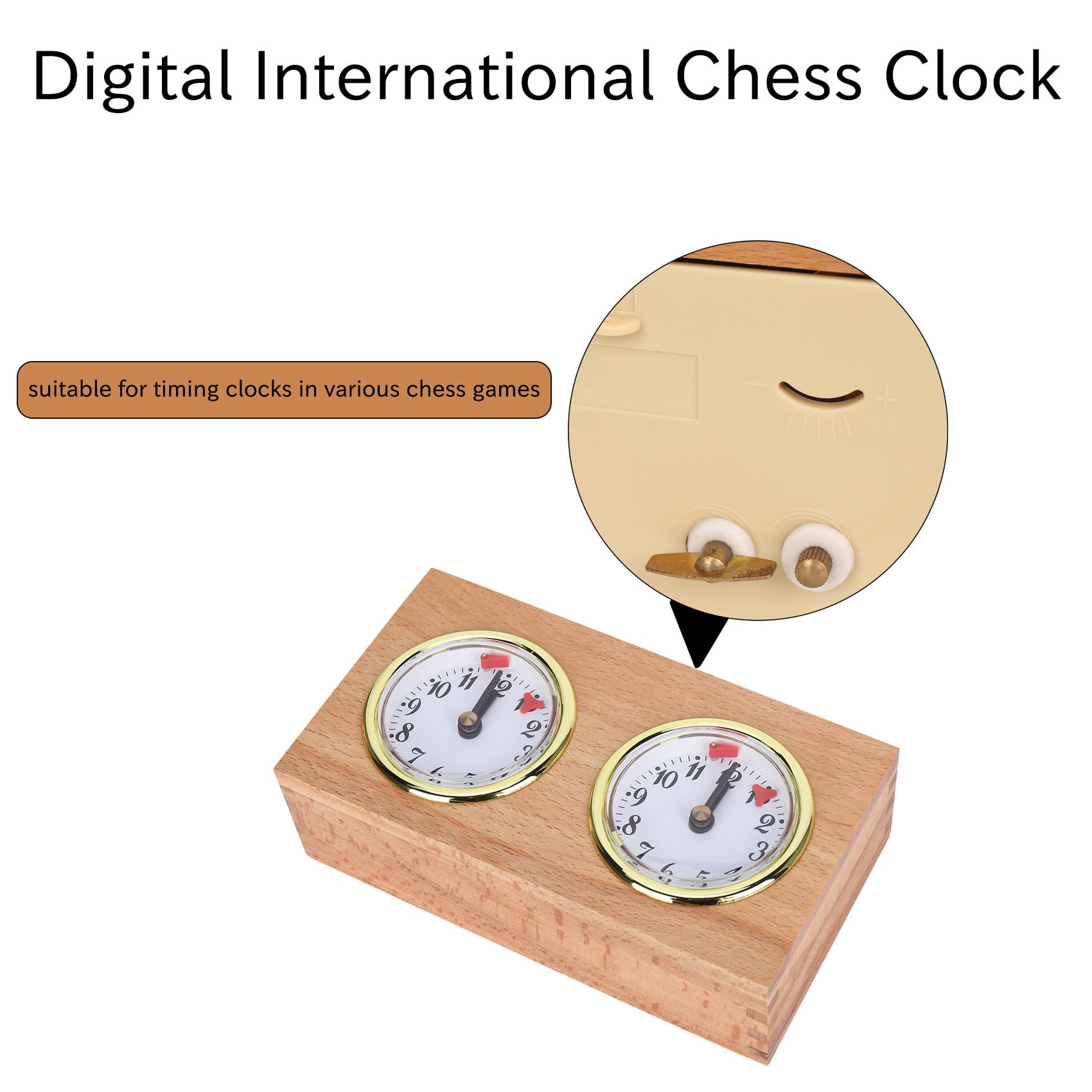 Relógio de Xadrez Profissional Digital Chess Timer Count Up Down T em  Promoção na Americanas