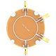 thumbnail image 4 of Módulo Divisor De Potencia, Módulo Divisor De Potencia A Prueba De Herrumbre Fácil De Instalar Para Uso General Para Componentes Electrónicos Para Fábrica Para Uso Profesional ANGGREK Coupler Module, 4 of 8