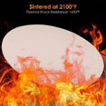 thumbnail image 4 of Pizza Stone Round For Grill and Oven, Steak,Thick Inch Cordierite Pan, 4 of 5