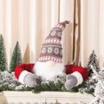 thumbnail image 3 of Gray Tree Hug Doll Rudolph Faceless Old Man Poseable Arms Winter Wonderland Decor For  Tree Top Decoration, 3 of 6