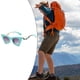 thumbnail image 5 of Gafas de sol estilo ojo de gato para mujer, montura de plástico, protección UV 4, antirreflejos. Verde, 5 of 6