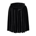 thumbnail image 5 of Rohuuque Women's and Men's Hooded Cloak Unisex Velevt Gothic Short Hooded Cloak Cape Funny Solid Color Cloak for Adults Black, 5 of 8