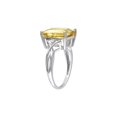 thumbnail image 2 of Citrine and White Topaz 6.63 Carat (Ctw) Infinity Ring in Sterling Silver, 2 of 4