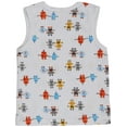 thumbnail image 3 of ToBeInStyle Boy's Pack of 4 Ultra-Soft Cotton Tank Tops - Funny Characters - 3 Years Old, 3 of 3