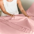 thumbnail image 4 of Full Size Sheet Set 33 - Baby Pink - 4 Piece - Full, 4 of 5
