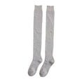 thumbnail image 1 of Medias largas para mujer Minnieouse Otoño Invierno por encima de la rodilla Gris claro AP012130-04, 1 of 6