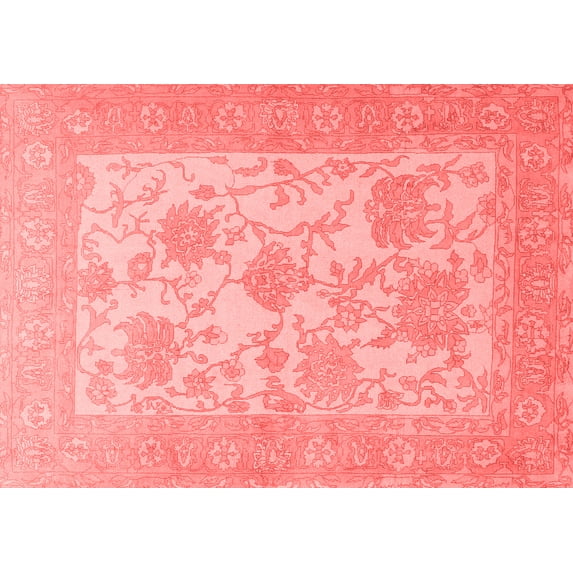 Ahgly Company Indoor Rectangle Persian Red Traditional Area Rugs, 5' x 8'