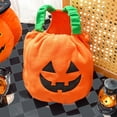 thumbnail image 6 of Halloween Pumpkin Dog Costume Adjustable Soft Plush Pet Pumpkin Vest Outfit Cute Cosplay Dress up Clothes for Small Medium Dogs Cats Halloween Party Carnival Photo Props,S, 6 of 7