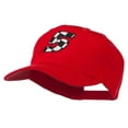 thumbnail image 2 of Checkered Flag Numbers Embroidered Red High Profile Cap - 5 OSFM, 2 of 5