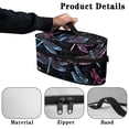 thumbnail image 5 of HELLHERO Portable Iron Storage Bag Portable Dragonfly Silhouette Bag Travel Iron Organizer, Bag Only, 5 of 6