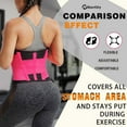 thumbnail image 6 of VENUZOR Waist Trainer Belt for Women Waist Cincher Trimmer Slimming Body Shaper Sauna Hot Sweat Sport Girdle Belt, 6 of 7