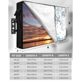thumbnail image 7 of Teal Coastal Outdoor TV Cover 30 to 32 inch Starfish Coral Shell Summer Ocean Beach Waterproof Dustproof TV Covers for Outside with Zipper Remote Control Pocket Flat Screen Protectors, 7 of 7