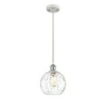 thumbnail image 4 of 516-1P-WPC-G1215-8 Innovations Lighting Ballston Athens Water Glass 1 Light 8" Cord Hung Mini Pendant White and Polished Chrome, 4 of 5