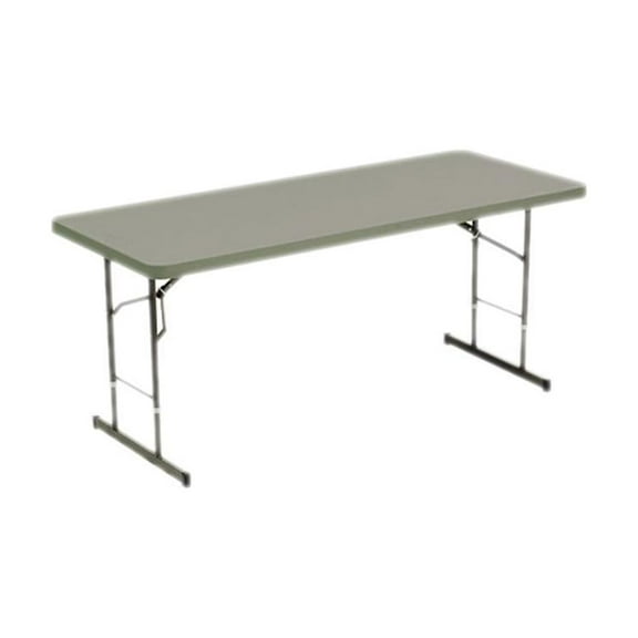 Adjustable Height Tables, 72W X 30D X 25-35H, Charcoal