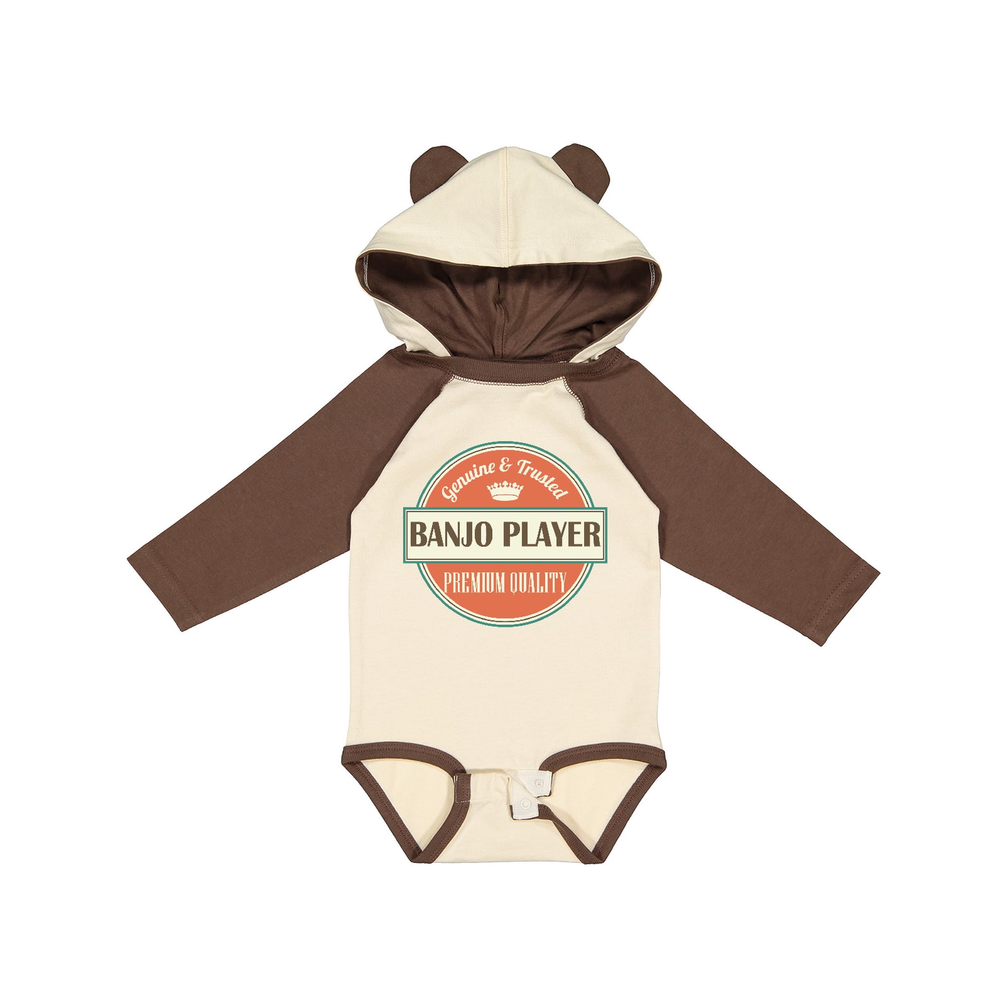 Inktastic Banjo Player Funny Gift Idea Boys or Girls Long Sleeve Baby Bodysuit