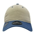 thumbnail image 2 of Decky 205 6 Panel Low Profile Relaxed Cotton Dad Hat-Khaki/Navy, 2 of 4