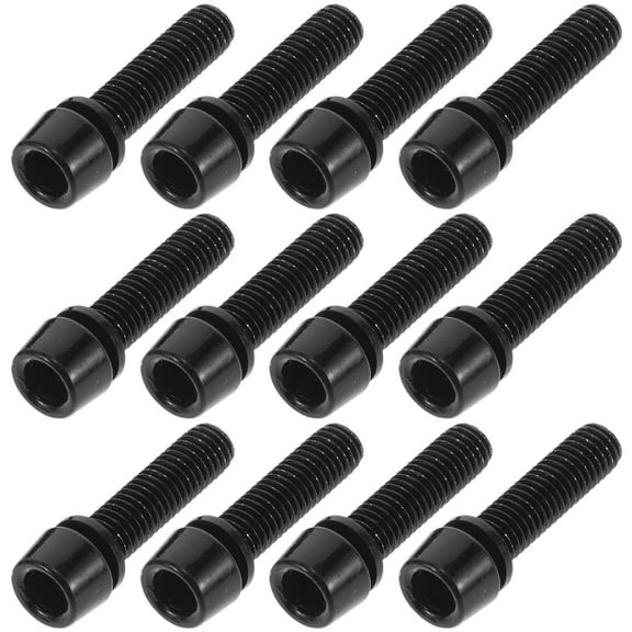15pcs Bike Stem Bolts Versatile Mountain Bike Stem Bolts with Washers Replacements Bike Fixed Stem Screws Stem Bolts Bike Accessory