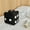 Black, variant on Unique Dice Shaped Decorative Pillow-Creative Funny Simulation Dice Plush Pillow Cubic Cube Plush Pendant Dolls Stuffed Soft Sofa Back Cushion Creative Home Decor