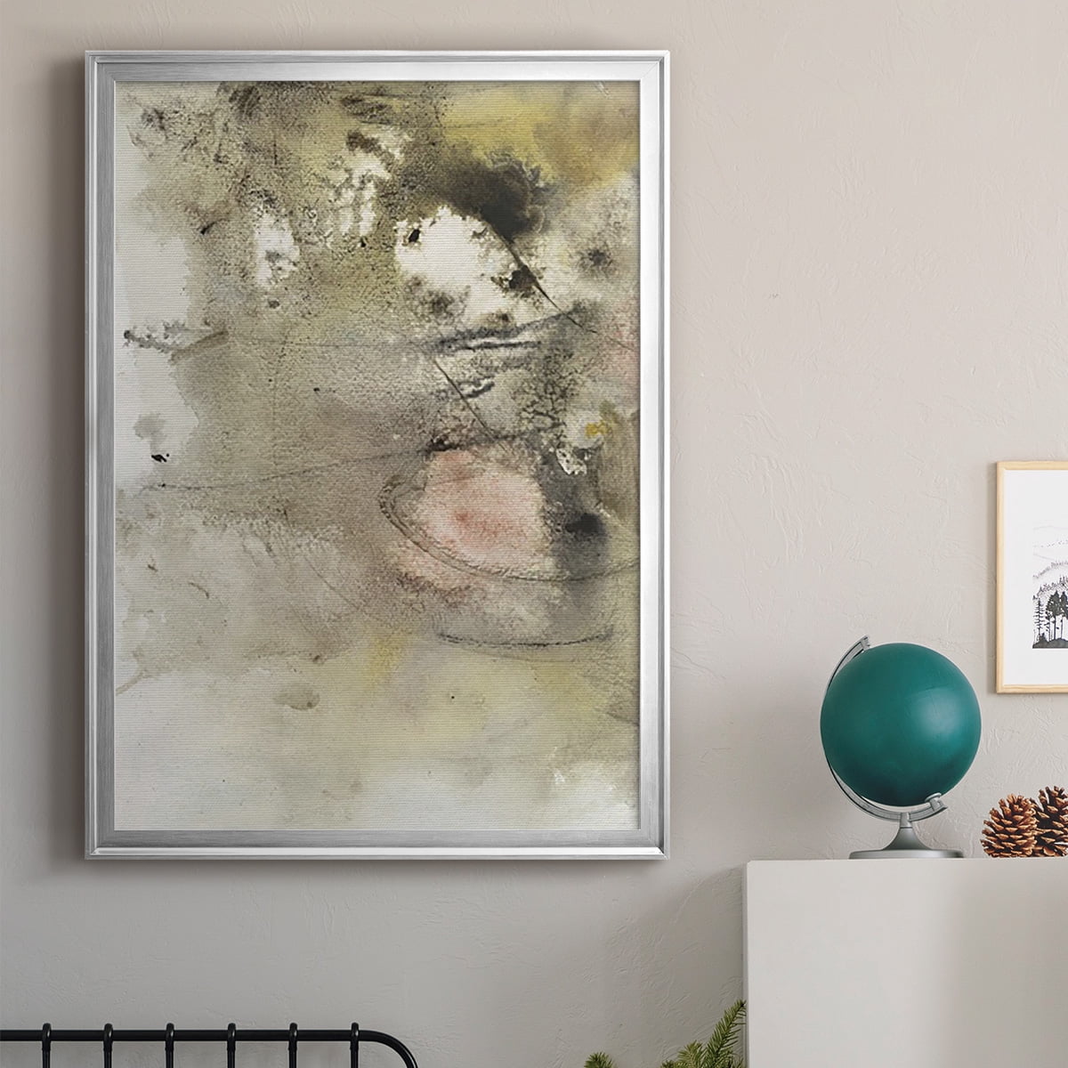 Soft Inspiration I Premium Framed Print, in Gold, Black, or Silver - Ready to Hang
