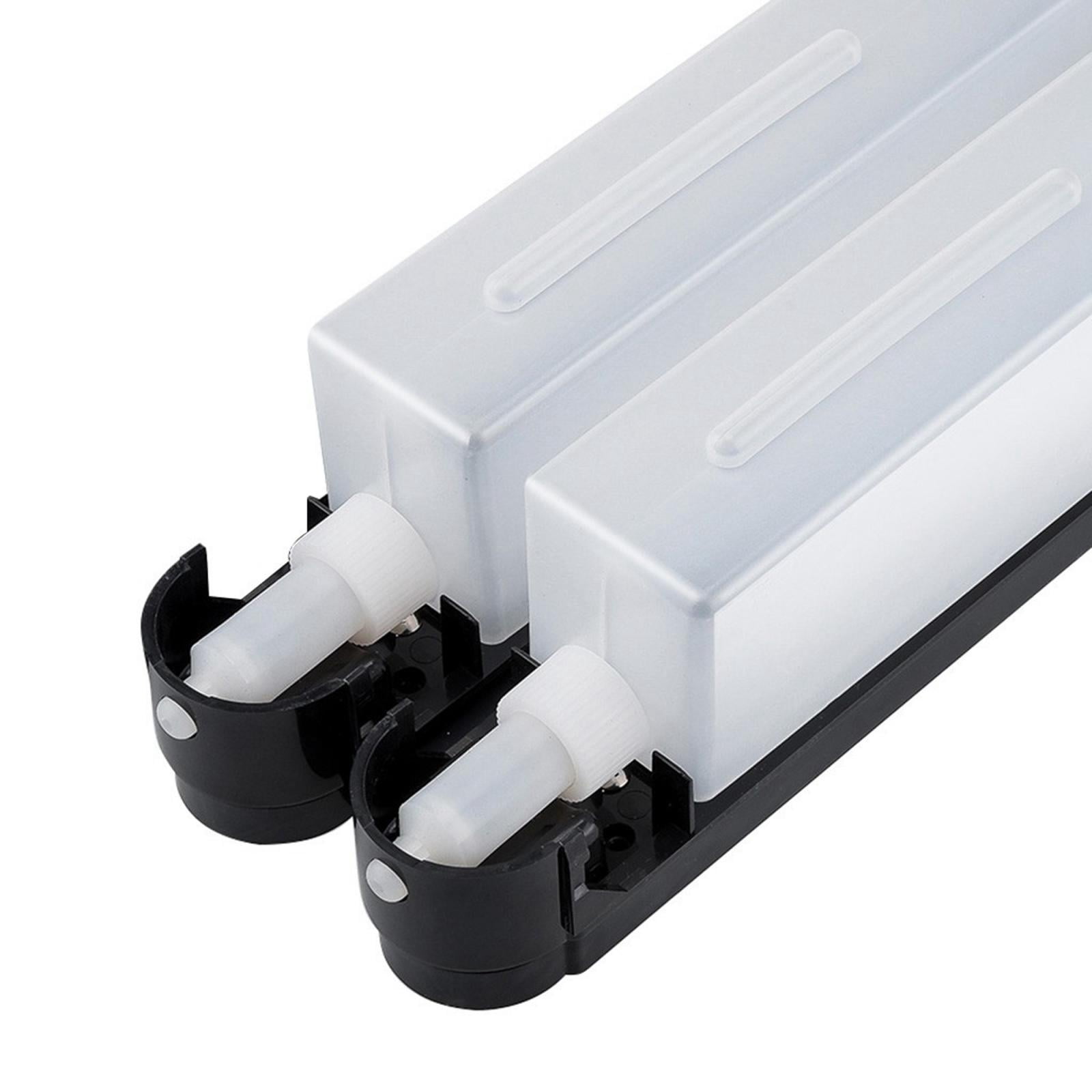 Wall Mounted Soap Dispenser Shower Lotion Shampoo Gel Cotainer for Bathroom Toilet in Office Hotel, Double Double Black
