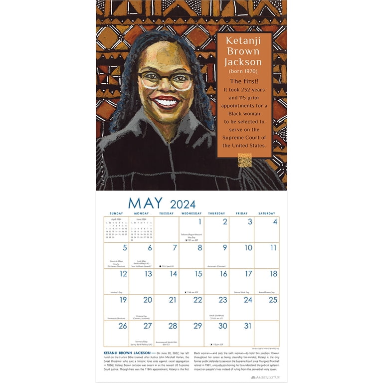 Women Who Rock Our World 2024 Wall Calendar | 12" x 24" Open | Amber Lotus  Publishing - Walmart.com