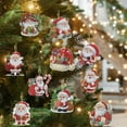 thumbnail image 4 of Hangs Hanging Ornament Handmade Rhinestone Art for Holiday Festive Party Decoration, 4 of 6