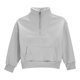 thumbnail image 4 of Conjunto de sudadera deportiva de manga larga con cuello vuelto para niños de 5 a 14 años, de color liso, para niñas y niños, conjunto de dos piezas con cuello alto y manga larga, tops y pantalones pa, 4 of 9