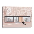 thumbnail image 1 of Cuadro decorativo Canvas Lab Glass House 105x70 Arquitectura Minimalista, 1 of 2