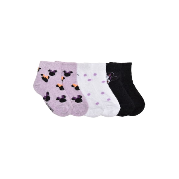 Character Halloween Cozy Quarter Socks, 3- Pack, Sizes 12M- 5T