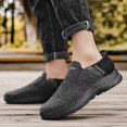 thumbnail image 4 of Men's Slip-on Knit Mesh Walking Shoes, 4 of 5
