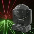 thumbnail image 5 of ChicHomey 120W RGBW LED Moving Head Light with Dual Lasers, Strobe Effects, DMX Control, Sound-Activated, Auto Run, LED Display, 1-Year Warranty, 5 of 7