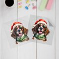 thumbnail image 3 of Hello Winter English Springer Spaniel Frosty Morning Welcome Snowy Christmas Cutout Transfer Sticker Springers Dog Lover Gifts Transparent Decal Art Decor - 02018, 3 of 5