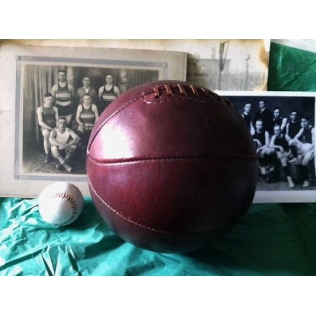 Past Time Sports Antique Laced Leather Basketball (1890-1930)