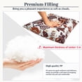 thumbnail image 4 of YLLN 18x18 in Outdoor Throw Pillows Set of 2, Waterproof & Fade-Resistant, Decorative Cushion With hidden zipper, for Patio Furniture (Red Flower), 4 of 7