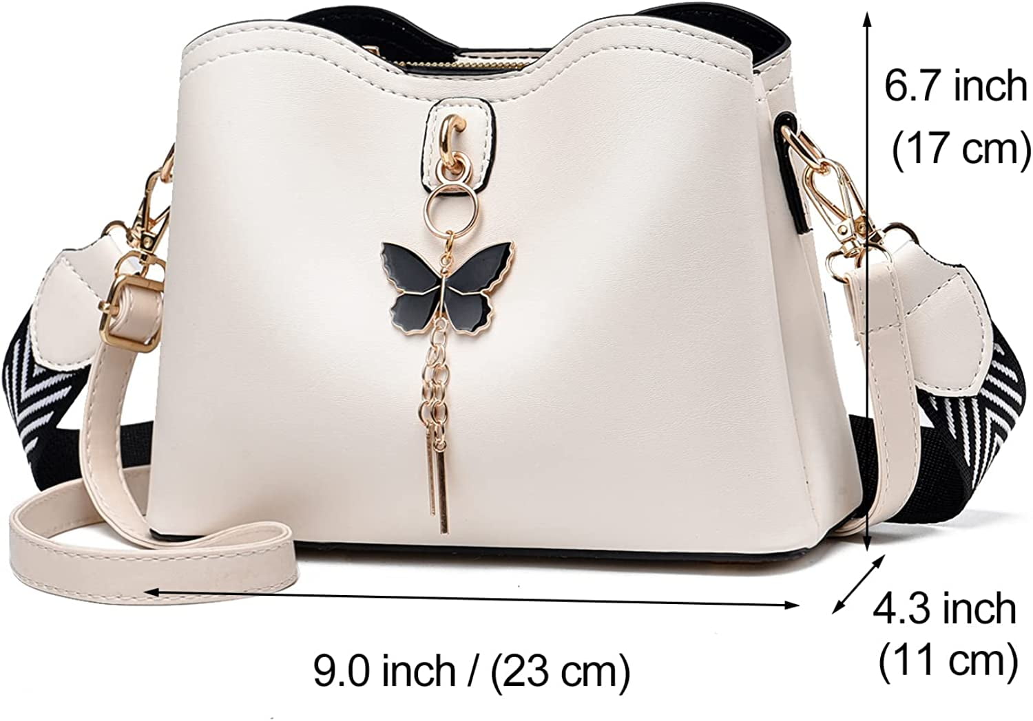 Small Crossbody Bags for Women Fashion Purses Lightweight Handbags Shoulder Bag