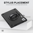 thumbnail image 4 of Junfire Protective Case for Lenovo Idea Tab Pro 12.7 inch 2025, Shockproof Hard Idea Tab Pro Case with 360&Acirc;&deg;Rotating Kickstand/Hand Strap/S, 4 of 8