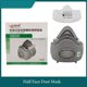 thumbnail image 2 of Half Face Dust Mask With Filters Reusable Dust Proof Respirator Rubber For DIY Polishing Work Safety Tool Daily Haze Protection Gong Bohan LED, 2 of 2