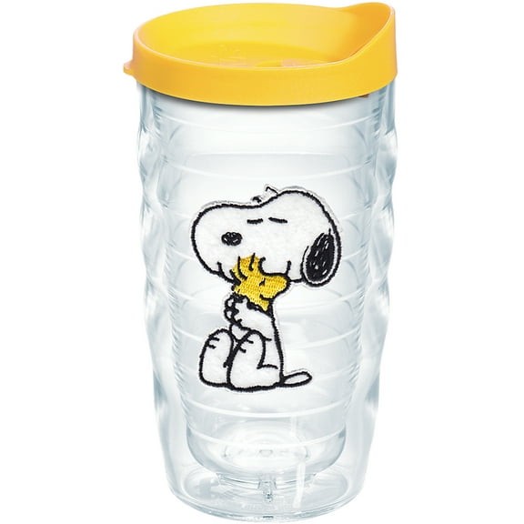 Tervis Peanuts Snoopy Woodstock Best Buddies Collection Made in USA Double Walled Insulated Tumbler Travel Cup Keeps Drinks Cold & Hot, 10oz Wavy, Felt