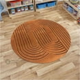 thumbnail image 5 of 9x9, 8x8, Brown rug, Hand tufted carpet, Round wool rugs, 7x7, 6x6, Kids, Living, Bed, room area rugs, 5 of 7