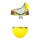 thumbnail image 2 of Traje de Baño Niña MERMAIDS123 Talla 10 dos piezas modelo mode a un hombro amarillo, 2 of 4