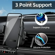 YOOVEE Universal Dashboard & Windshield Car Phone Holder - 360° Rotatable Mount, 3-in-1 Vent/Dash/Windshield Clip for 4-7 Phones, iPhone, Samsung, Google Pixel, Moto