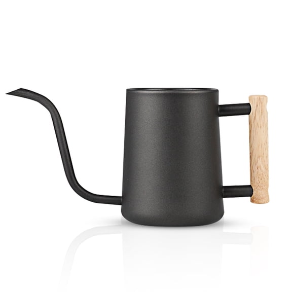 Watering Can for Indoor Plants Metal Stainless Steel Pot with Long Spout for House Plants Bonsai Outdoor Garden Flower Decorative 35 oz Black