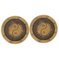 thumbnail image 4 of MLINS 2pcs Wooden Retro Roman Bagua Pattern Gear Wooden Gear Decoration Home Decoration, 4 of 8