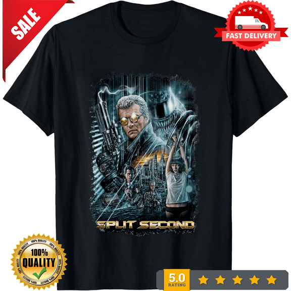 Split Second (1992) Movie Poster Inspired T-Shirt Retro 90s Tee Unisex, NEW INSTOCK-TH75997